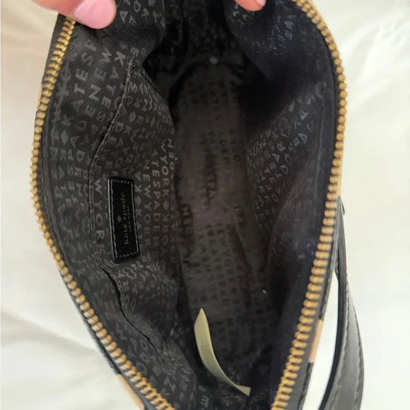 Kate Spade Black and Cream Polka Dot Crossbody Bag - Picture 5 of 6